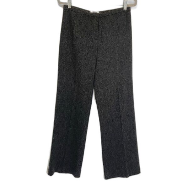 CALVIN KLEIN - Herringbone Wool Pants - size 6 - Picture 1 of 7